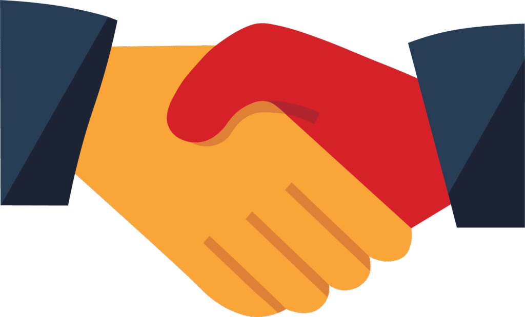 Handshake graphic